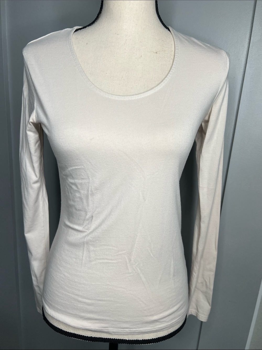 Philosophy Scoop Neck Long Sleeve Top